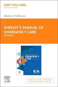 Sheehy's Manual of Emergency Care 8E - Click Image to Close