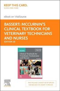 McCurnin's Clin Txtbk Vet Tech Nurs 10E - Click Image to Close