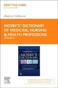 Mosbys Dictionary Med,Nurs,Hlth Prof 11E - Click Image to Close