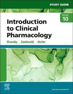 SG for Intro to Clin Pharmacology 10E - Click Image to Close