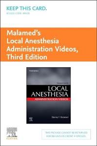 Malamed's Local Anesthesia Admin 3E - Click Image to Close