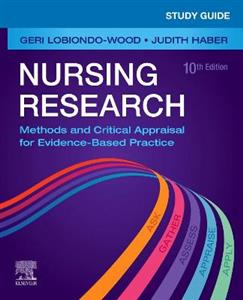 Study Guide for Nursing Research 10E - Click Image to Close