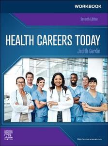 Workbook for Health Careers Today 7E - Click Image to Close