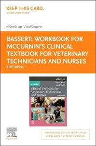 Wrkbk McCurnin's Clin Txtbk Vet Tech 10E - Click Image to Close