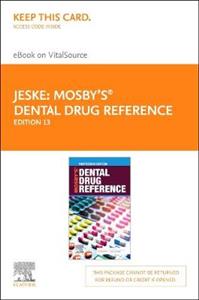 Mosby's Dental Drug Reference 13E - Click Image to Close