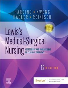 Lewis's Medical-Surgical Nursing 12E - Click Image to Close