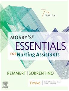 Mosby's Essentials Nursing Assistant 7E - Click Image to Close