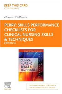 Skills Perform Check Clin Nur Skills 10E - Click Image to Close