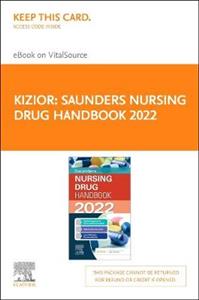 Saunders Nursing Drug Handbook 2022 - Click Image to Close