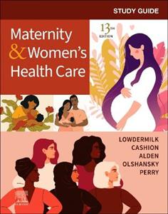 Study Guide for Maternity & Women's Health Care - Click Image to Close