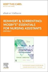 Mosby's Essentials for Nurs Assistant 7E