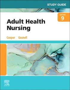 Adult Health Nursing Study Guide