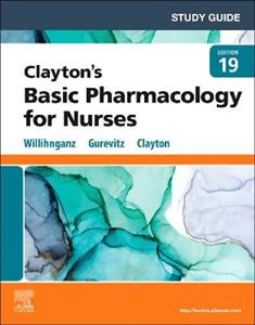 Study Guide Basic Pharmacology Nurse 19E - Click Image to Close