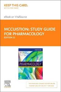 Study Guide for Pharmacology 11E - Click Image to Close