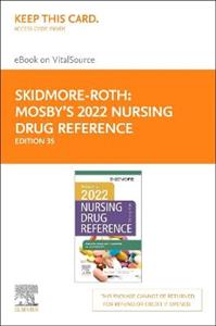 Mosby's 2022 Nursing Drug Reference - Click Image to Close