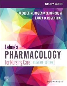 SG for Lehne's Pharma for Nurs Care 11E - Click Image to Close