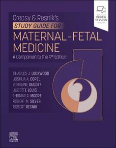 Creasy-Resnik's Study Guide for Maternal - Click Image to Close