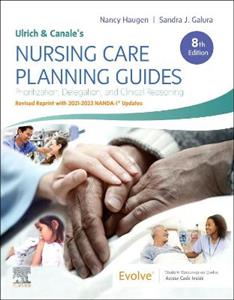 Ulrich amp; Canale Nursing Care Planning 8e