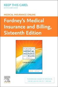 Med Insurance Online Fordney's Med 16E - Click Image to Close