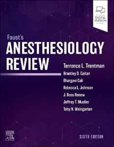 Faust's Anesthesiology Review - Click Image to Close
