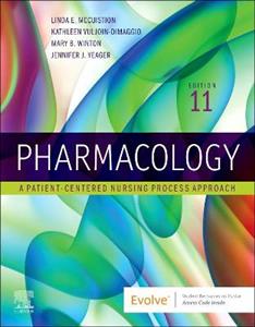 Pharmacology: Patient-Centered Nurs 11E - Click Image to Close