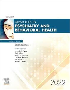 Advances Psychiatry amp; Behavioral Health