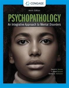 PSYCHOPATHOLOGY INTEGRATIVE APPR MENTAL DISORDERS - Click Image to Close