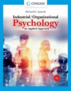 INDUSTRIAL/ORGANIZATIONAL PSYCH APPLIED APPROACH - Click Image to Close