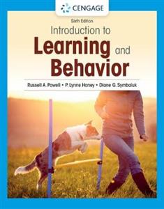 INTRODUCTION TO LEARNING/BEHAVIOR - Click Image to Close