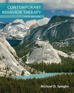 CONTEMP BEHAVIOR THERAPY SOFTCOVER - Click Image to Close