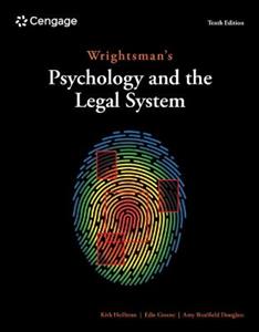 WRIGHTSMANS PSYCH/LEGAL SYS - Click Image to Close