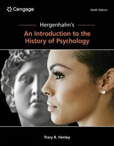 HERGENHAHNS INTRO HISTORY OF PSYCHOLOGY