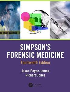 Simpson's Forensic Medicine, 14th Edition - Click Image to Close