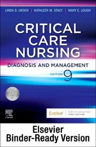 Critical Care Nursing - Binder Ready: Di