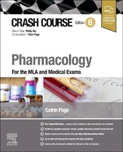 Crash Course Pharmacology: For the MLA and Medical Exams