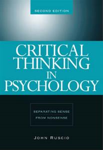 CRITICAL THINKING IN PSYCH - Click Image to Close