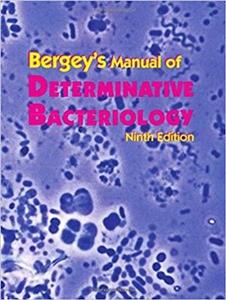 Bergey's Manual of Determinative Bacteriology - Click Image to Close