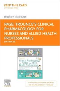 Trounce's Clin Pharmacology Nurses 19E - Click Image to Close