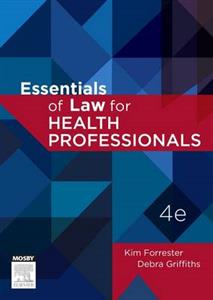 Essentials of Law for Health Professionals