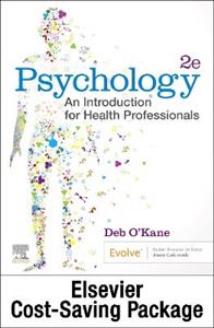 Psychology: An Introduction for Health Professionals 2e: Includes Elsevier Adaptive Quizzing for Psychology: An Introduction for Health Professionals - Click Image to Close