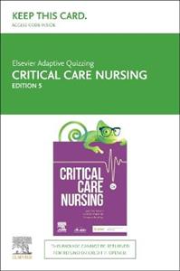 Elsevier Adaptive Quizzing for Critical Care Nursing - Access Card - Click Image to Close