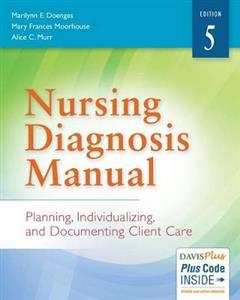Nursing Diagnosis Manual: Planning, Individualizing, and Documenting Client Care - Click Image to Close