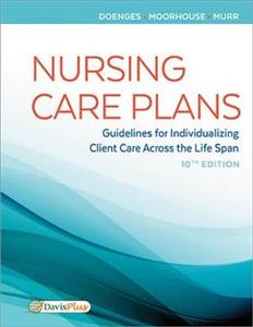 Nursing Care Plans: Guidelines for Individualizing Client Care Across the Life Span - Click Image to Close