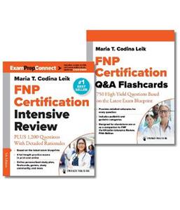 FNP Certification Intensive Review, Fifth Edition, and Qamp;A Flashcards Set 5/e