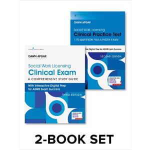 Social Work Licensing Clinical Exam Guide and Practice Test Set 3/e