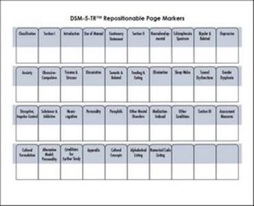 DSM-5-TR (R) Repositionable Page Markers