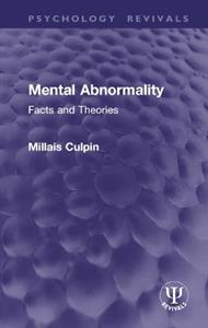 Mental Abnormality: Facts and Theories - Click Image to Close