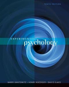 EXPERIMENTAL PSYCHOLOGY - Click Image to Close