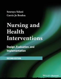 Nursing and Health Interventions: Design, Evaluation, and Implementation - Click Image to Close