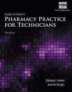 PHARMACY PRAC FOR TECHNICIANS